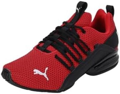 Puma Mens Axelion Two-Tone Wide for All Time Red-Black Running Shoe - 11 UK (31049801)