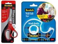 Scotch 3M Scissors | 6" Multipurpose | Damage Free Mounting and Decor by 3m Wall Safe Tape