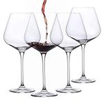 Red Wine Glasses - Crystal Glass - Lead Free - Wine Glasses Set of 4 (29 Ounce)