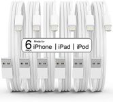 6Pack(3/3/6/6/6/10 FT)[Apple MFi Certified] iPhone Charger Long Lightning Cable Fast Charging High Speed Data Sync USB Cable Compatible iPhone 14/13/12/11 Pro Max/XS MAX/XR/XS/X/8/7/Plus iPad AirPods