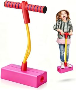 Foam Pogo Jumper for Kids Fun and Safe Pogo Stick for Toddlers, Durable Foam and Bungee Jumper for Ages 3 and up, Supports up to 113kg