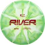 Latitude 64 Retro Burst River Distance Driver Disc Golf, Beginner Outdoor Maximum Range Frisbee, 170g+, Stamp Color and Burst Pattern Will Vary, Green