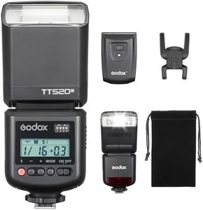 Godox TT520III Compact Manual Camera Flash Speedlite w/RT-Trigger, Built-in 433MHz Receiver, 1.8s Recycle Time, GN33 Universal Speedlight for Canon Sony Nikon Fuji Panasonic Olympus (Upgraded)