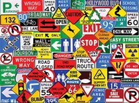 White Mountain Puzzles Road Signs Jigsaw Puzzle (550 Piece)