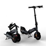 Pure Flex Electric Scooter Adult, Ultimate Riding Position, 24.8mi (40KM) Long Range, 500W Motor, Lightweight Foldable Electric Scooters, E Scooter with 10'' Tubeless Tyres and Indicators