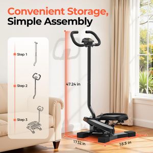 Sportsroyals Stair Stepper – Compact Home Cardio Exercise Machine