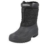 Groundwork LS87 Womens Muckers Mukker Stable Winter Waterproof Lined Snow Boots (Black Sz, 5 UK, Numeric_5)