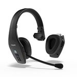 BlueParrott S650-XT Bluetooth – 2-in-1 Convertible Stereo to Mono Headset with Activated Noise Cancellation, Extended Wireless Range and IP54-Rated Protection, Black