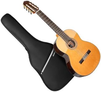 WishMade 7 String Acoustic Classical Guitar Full Size Nylon String Guitars for Adults with Gig Bag