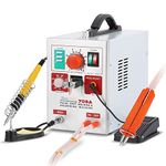 Hanchen Battery Spot Welder 3.2kw Pulse Spot Welding Machine 709A with Soldering Iron 2 in1 for 18650 16430 22650 32650 Battery 220V Original Version