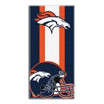 Northwest NFL Denver Broncos Unisex-Adult Beach Towel,Cotton,Polyester, 30" x 60", Zone Read