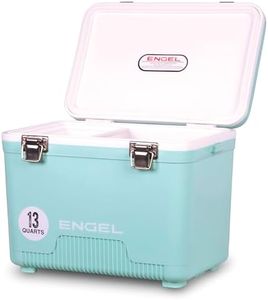 Engel UC13 13 Quart Leak-Proof, Air Tight, Drybox Cooler and Small Hard Shell Lunchbox for Men and Women in Seafoam
