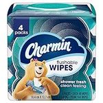 Charmin Flushable Wipes, 4 packs, 4