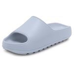 DOCTOR EXTRA SOFT Women's Classic Ultra Soft Sliders/Slippers With Cushion Footbed For Adult | Comfortable & Light Weight| Stylish & Anti-Skid| Everyday Flip Flops For Ladies/Girls D-508, Grey