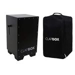 Clapbox Adjustable Snare Cajon CB50 With Bag- Oak Wood, (H:50 W:30 L:30) - 3 Internal Snares