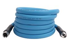 PEAKTOW PTR0031 Fresh Drinking Water Hose 25FT, 5/8” Inner Diameter for RV Trailer Camping and Marine, Anti-Kink, Lead BPA Phthalate Free Blue Garden Hose