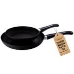 Scanpan Classic 2 Piece Fry Pan Set, Black, 8 and 10.25 Inch