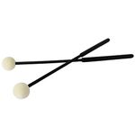 A-Star Felt Head Beaters with Secure Plastic Handle for Chime Bar, Metallophone, Glockenspiel, Xylophone - 2Pcs/Pair