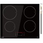 COMFEE' Induction Hob 7400 WATT with 4 Zones Induction Stove Built-in Induction Cooktop, Wiring, Touch Control, Automatic Switch-Off, Child Safety Lock, No Plug Included
