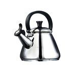 Le Creuset Kone Stove-Top Kettle with Whistle, Suitable for All Hob Types Including Induction and Cast Iron, Stainless Steel, Capacity: 1.6 L, Mirror Polish, 92000200000100