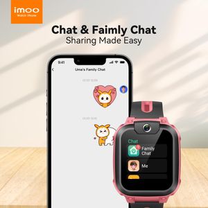 imoo Z1 Kids Smartwatch – Pink GPS Tracker Watch for Children