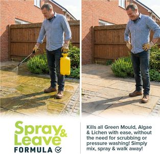 Jarder Spray & Leave Patio Cleaner 20L – Green Mould & Algae Remover