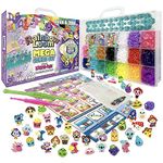 Rainbow Loom® Loomi-Pals Glow in The Dark Mega Combo Set Features 60 Cute Assorted LP Charms, The New RL2.0, Alpha & Pony Beads, 17 Colored Bands (2 Glow) All in a Carrying Case for Boys and Girls 7+