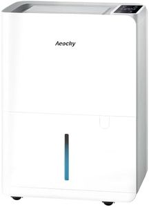 3000 Sq.Ft AEOCKY Max 50 Pint/D Smart Compressor Dehumidifier with Drain Hose, Intelligent Humidistat,for Basement,Bedroom,Home,Bathroom