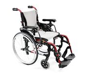 Karman Healthcare S-305 Ergonomic Ultra Lightweight Manual Wheelchair, Rose Red, 16-Inch Seat Width