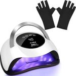 Easkep 120W UV Light for Nails - UV Nail Lamp Nail Dryer UV Lamp for Gel Nails UV LED Nail Lamp Curing Lamp Faster Professional for Home and Salon