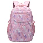 Tinytot 30 Liter, Stylish & Trendy Water Resistant High Storage Bag (Pink Color) School Backpack College Backpack Travel Backpack Multipurpose Bag for Boys & Girls, 2nd Standard Onward, (19 Inch)