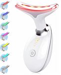 INTENSO Face Massager, Anti-Aging Neck Eye Massager with 7 Colors 3 Modes, Facial Massager for Skin Care, Anti-Wrinkle Device for Slimming Face