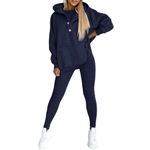 Prime Deals March Womens Tracksuit Full Set Lounge Wear jogger Sets 2 Piece Ladies Fleece Tracksuits Long Sleeve Activewear Casual Thermal Autumn Winter Sweatsuits Senior Deals Of The Day