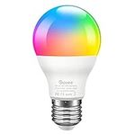 Govee LED Light Bulb with APP Control, Bluetooth RGB Bulbs A19 7W 60W Equivalent, Music Sync, Dimmable Color Changing 650LM Light Bulb for Home Decor, Timer for Sunrise & Sunset Mode, Easy to Install