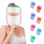 7 Color LED Face Light Therapy Mask, Red Light Therapy Mask for Face, Lightweight LED Facial Skin Care Mask, Led Face Mask Light Therapy, Anti-Aging Wrinkle Spa Facial Treatment