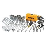 DEWALT Mechanics Tools Kit and Socket Set, 142-Piece, 1/4 & 3/8" Drive, MM/SAE (DWMT73802)