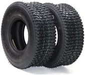GarveeLife 13x5.00-6 Lawn Mower Tires Set of 2, 4 Ply Lawn Mower Tire, 13x5x6 Tractor Turf Tire for Garden Tractor Riding Mover, 295lbs Capacity, Tubeless