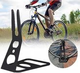 URbazaar Metal Bicycle Floor Parking Rack, Portable Arm Bike Bicycle Rack Mountain Bikes Parking Racks Cycling Repair Display Stand for Mountain Road Cycling Hybrid Bikes