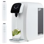 COSTWAY Countertop Reverse Osmosis Water Filter, 5-Stage RO + PPC Water Filtration System with UV Light, 4:1 Pure to Drain, BPA Free Water Purifier for Home Kitchen, No Installation, RH-WK-95YD