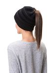 Running Beanie For Kids Ponytail