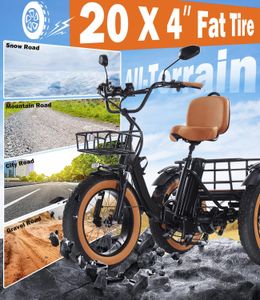 NOMIGO Electric Tricycle, 90km Range – Black