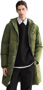 Orolay Men’s Thickened Down Jacket Winter Warm Down Coat ArmyGreen