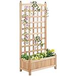 Outsunny Wooden Raised Garden Bed w