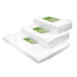 VacYaYa 150 Bags 15x25(50)+20x30(50)+28x40(50) cm Vacuum Food Sealer Machine Freezer Storage Bags,Vac Seal a Meal Bags with BPA Free and Heavy Duty Sous Vide Vaccume Seal PreCut Bag