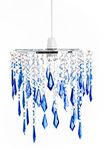 Innoteck Ocean Ceiling Chandelier Acrylic Light Shade, Blue & Light Blue