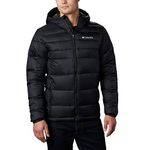 Columbia Men's Buck Butte Insulated Hooded Jacket, Black, X-Large