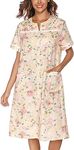 YOZLY House Dress Womens Cotton Hou