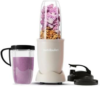nutribullet Blender Série 900 en sable mat – Extracteur puissant de 25 000 tr/min pour mélanger les fruits, les noix et la glace pour smoothies et jus – Kit de 11 pièces comprenant des tasses, des