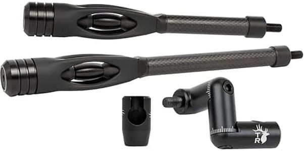 Trophy Ridge Seismic Bow Stabilizer 8" and 10" Combo Black
