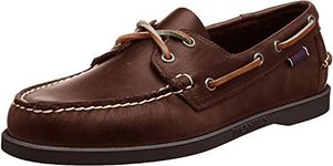 Sebago Men's Docksides Portland Waxed Boat Shoes, Brown (Brown-Gum), 11 UK (46 EU)